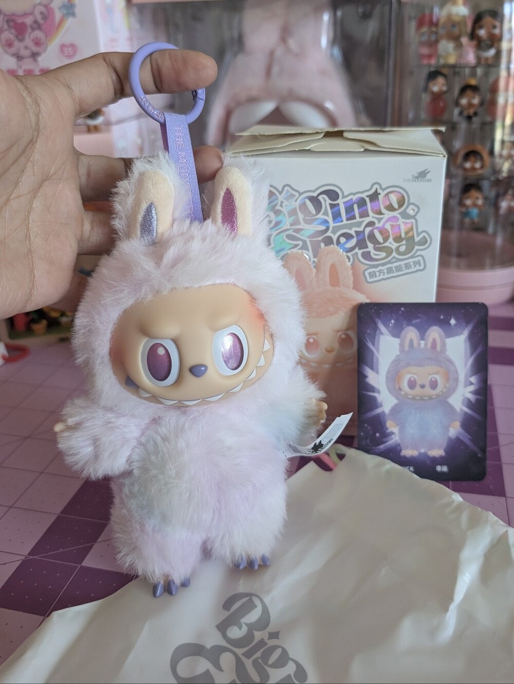 Big Into Energy Labubu Confirmed LUCK